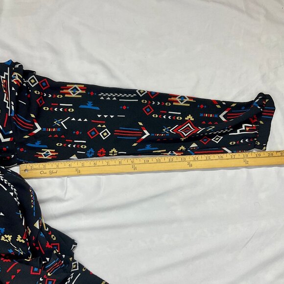 Charlotte Russe Southwestern Scoop Sheath Dress Sz Med - Picture 9 of 9